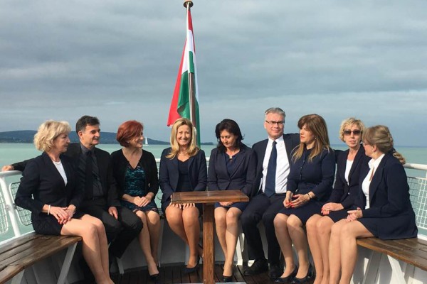 Eskütétel a Balatonfüred Lions Clubnál